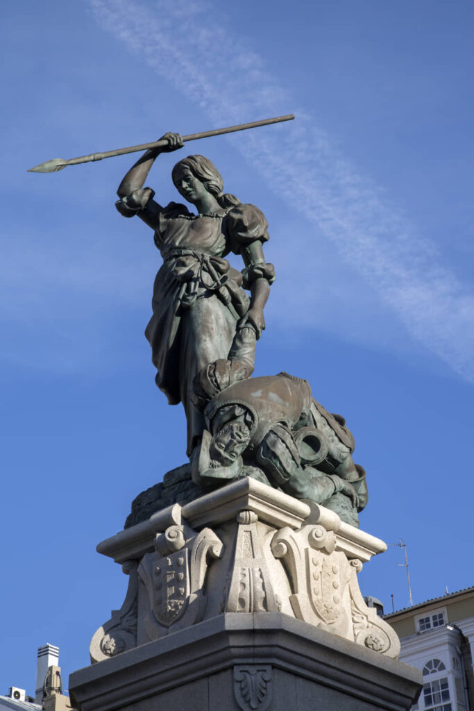 Estatua de María Pita en A Coruña